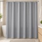 Rideau de Douche Imperméable 180×180 cm avec Bande Transparente Rideau de Douche Imperméable 180×180 cm avec Bande Transparente