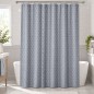 Rideau de Douche Imperméable 180×180 cm avec Bande Transparente Rideau de Douche Imperméable 180×180 cm avec Bande Transparente