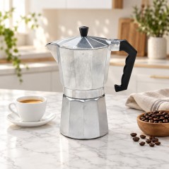 Cafetière Italienne Moka en Aluminium 9 Tasses