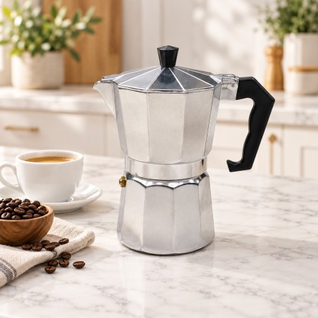 Cafetière Italienne en Aluminium 6 Tasses