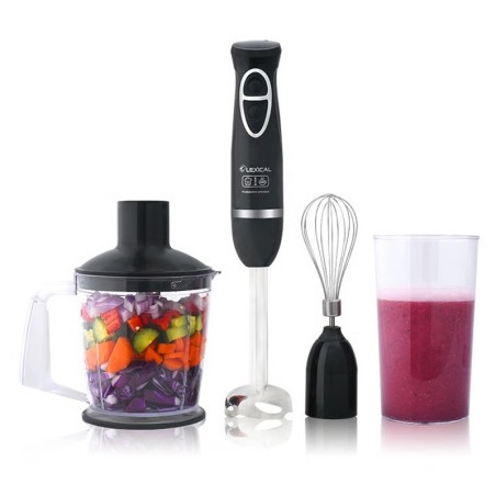Mixeur Plongeant 4en1 600W Noir - Lexical LHB-1604