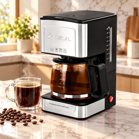 Cafetière Filtre 800W 1,2L - Lexical LEM-0643