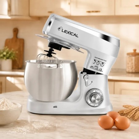 Robot Pétrin 3en1 1500W 8,5L Silver - Lexical LMB-1850-8
