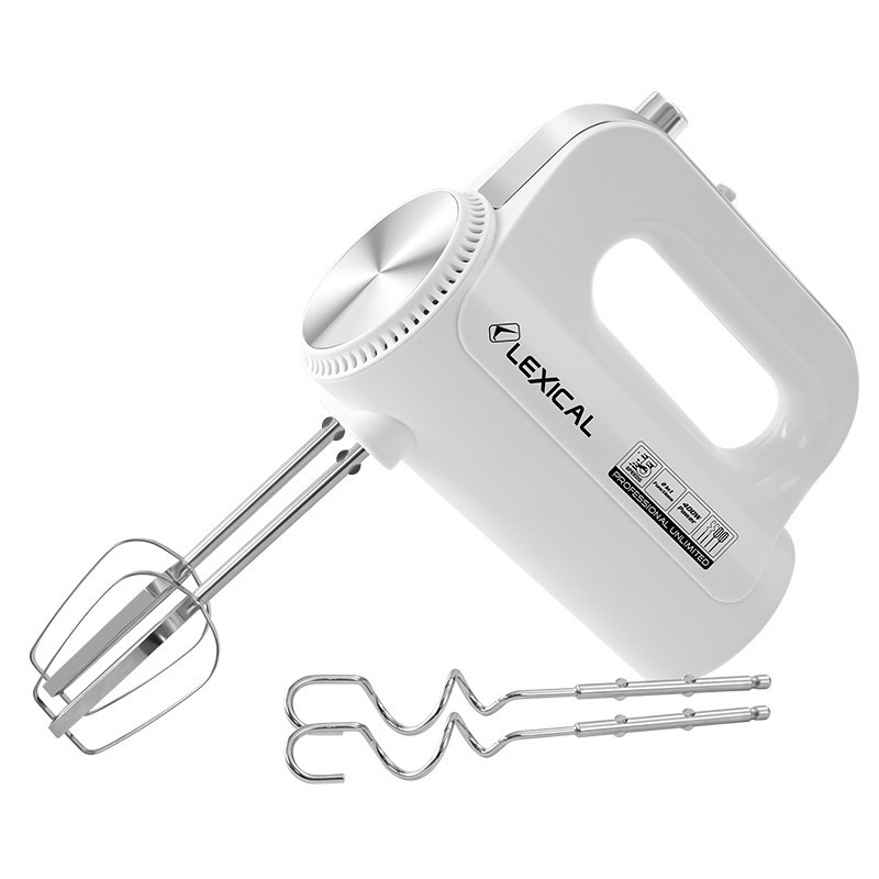 Batteur Électrique 400W 5 Vitesses Blanc - Lexical LMX-1731 Batteur Électrique 400W 5 Vitesses Blanc - Lexical LMX-1731