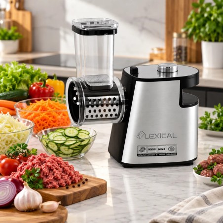 Hachoir Salade & Viande 6en1 1000W - Lexical LSD-1998