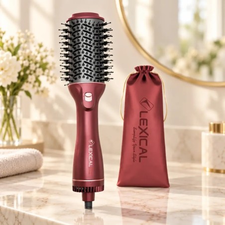 Brosse Soufflante 1200W Bordeaux - Lexical LHD-5082-4