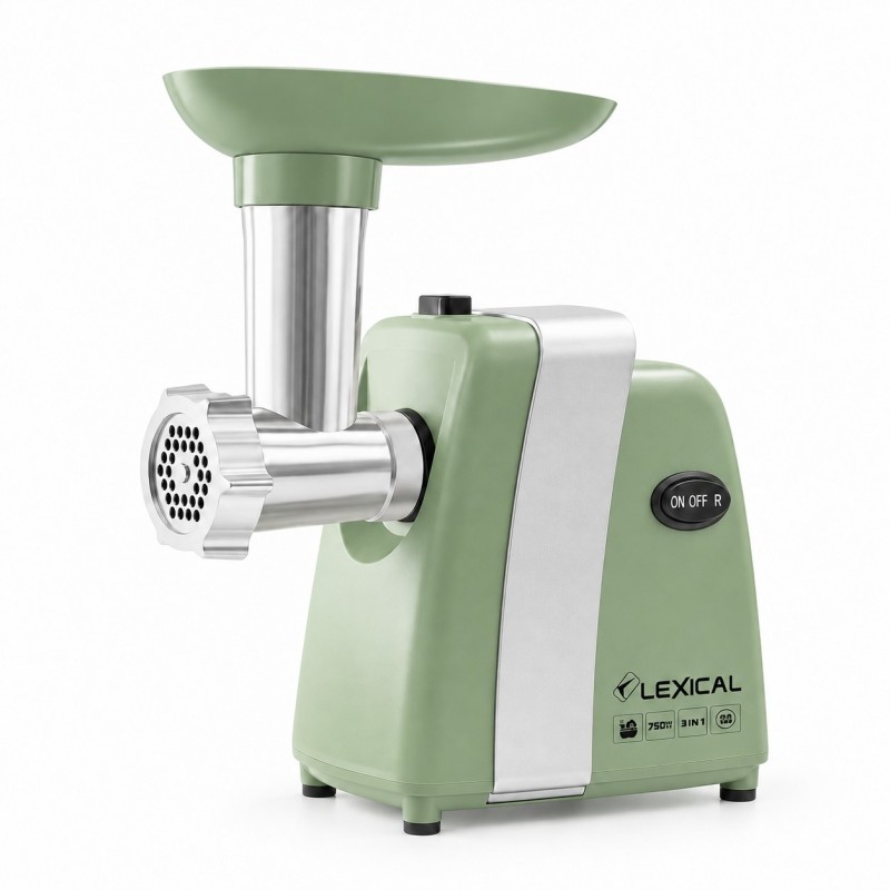 Hachoir à Viande 700W Vert - Lexical LMG-2010-7 Hachoir à Viande 700W Vert - Lexical LMG-2010-7