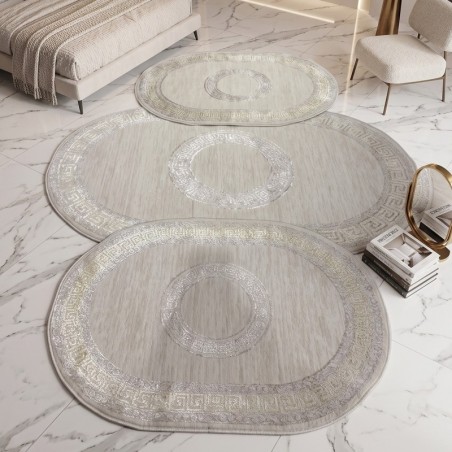 Tapis Chambre à Coucher 3 Pièces en Laine Gold - ELISSA 0847B