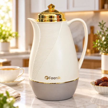 Thermos Isotherme 1L en Plastique avec Intérieur en Verre