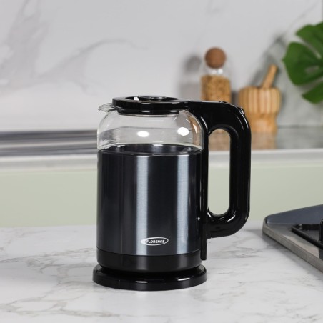 Bouilloire Électrique 1500W 2L Noir - Florence HK-415