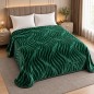 Dafaya en Polaire Microfibre 220 x 180 cm - Vert