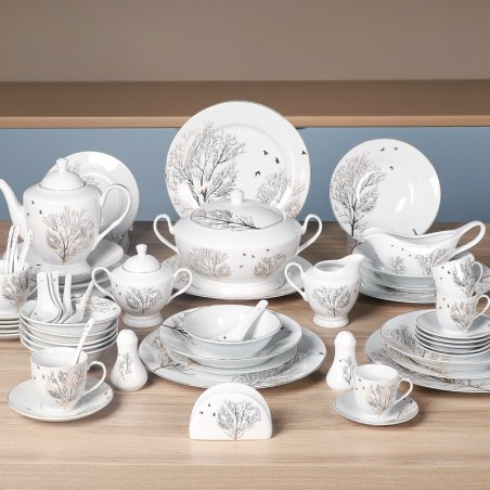 Service à Table en Porcelaine 72 Pièces