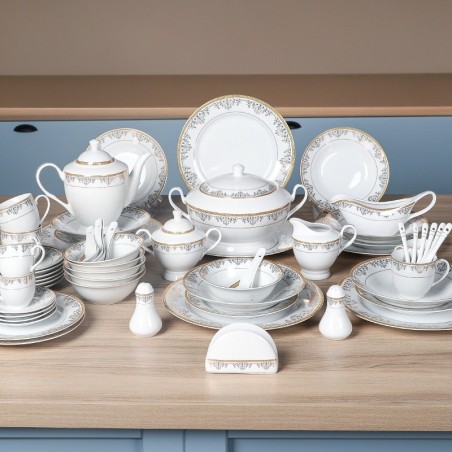 Service à Table en Porcelaine 72 Pièces - G1649