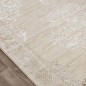 Tapis Salon en Soie 200x260 cm Beige - Hazal 565A