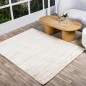 Tapis Salon en Soie 200x260 cm Beige - Hazal 573A