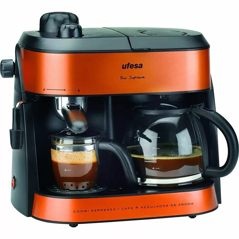 Machine à café Double Expresso/Filtre 1800W - Ufesa CK7355