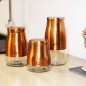 Série de 3 Boites Portes Épices en verre - Bronze