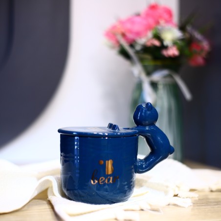 Tasse à café en céramique - Bleu