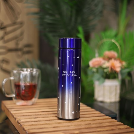 Thermos en acier inoxydable 420ML - Bleu