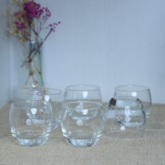 Service à eau 6 Pièces en Verre 100ml