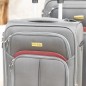 Série de 3 valises en Tissu Gris - Enzo