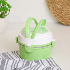 LunchBox Ronde en Acier Inoxydable - Vert