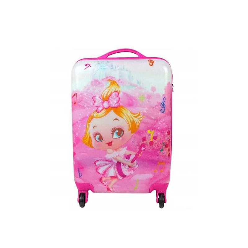 Valise de Voyage 28x37cm à Roulettes pour Enfant en ABS