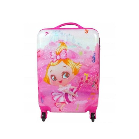 Valise de Voyage 28x37cm à Roulettes pour Enfant en ABS