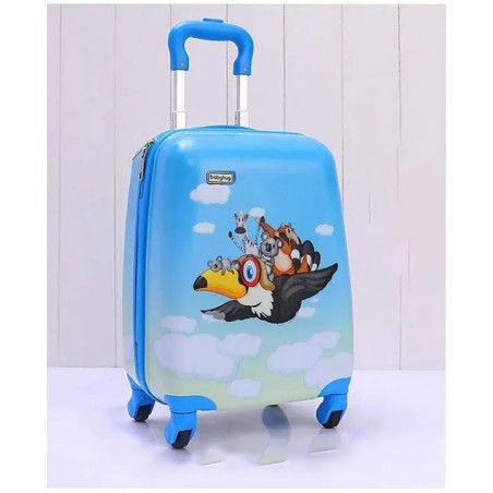 Valise de Voyage 28x37cm à Roulettes pour Enfant en ABS