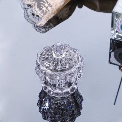 Bonbonnière en Verre avec Couvercle 8x6cm