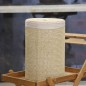 Corbeille à Linge en Tissu et Fibres Naturelles Ø:24cm |H:43cm