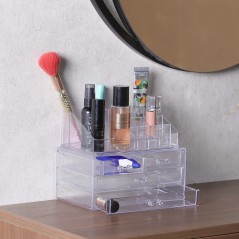 Boîte Organisateur de Maquillage en Plastique 17x 22 cm