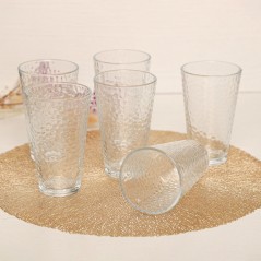 Verre à Eau 6 Pièces en Verre 300ML