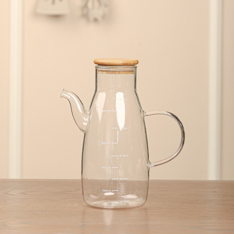 Huilier en Verre avec Bec Verseur 850ML