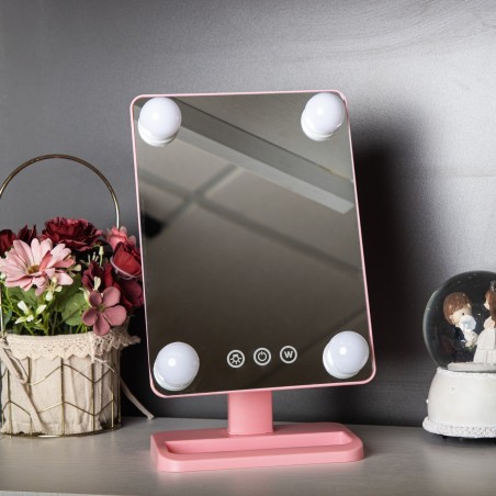 Miroir LED de Maquillage Tactile 22x16 cm