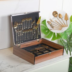 Coffret Ménagère 75 Pièces en Inox 18/10