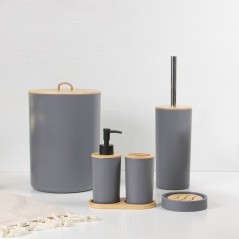 Série salle de bain 7 Pièces en plastique - Gris