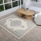 Tapis Salon en Soie 200x260 cm Gris - Hazal D2