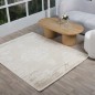 Tapis Salon en Soie 200x260 cm Greige - Hazal D2