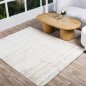 Tapis Salon en Soie 200x260 cm Gris - Hazal D5