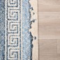 Tapis Salon en Soie 240x350 cm Bleu - Hazal D6