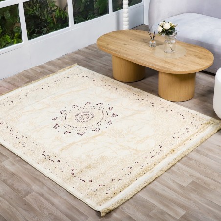 Tapis Salon en Laine 200x260 cm Ayma D2