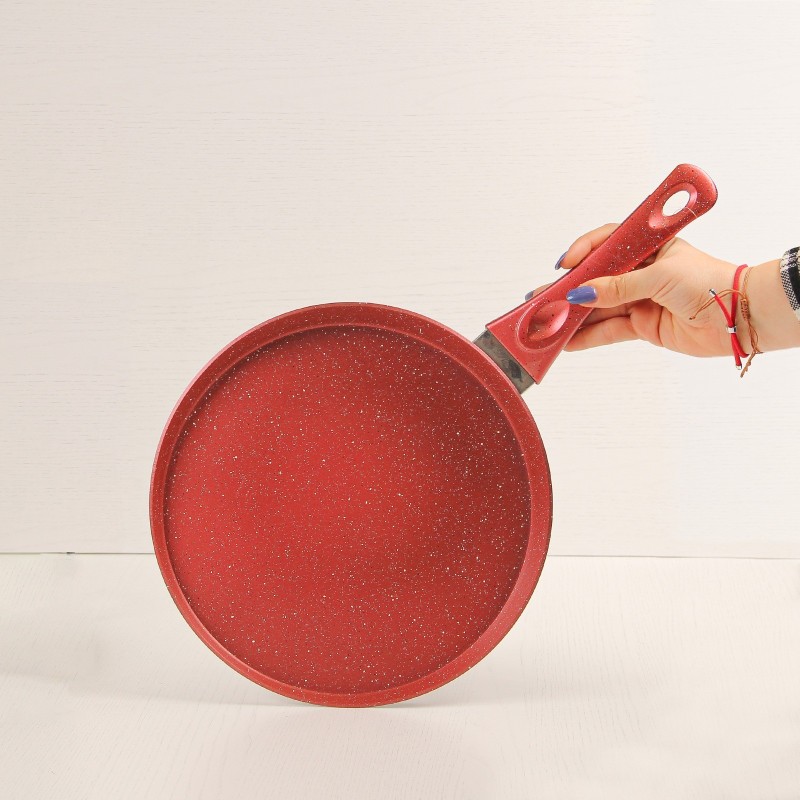 Crêpière 28 cm Rouge en Granite