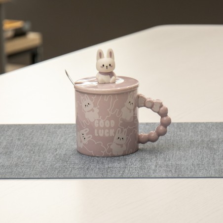 Mug café en céramique avec cuillère 360ML