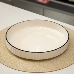 Plat Rond en Céramique 24 cm