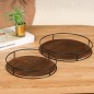 Set 2 Plateaux Ronds en Bois Ø 20 cm|16 cm