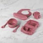 Set de Repas en Silicone pour Bébé en Silcone 6 Pièces