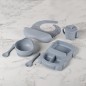 Set de Repas en Silicone pour Bébé en Silcone 6 Pièces