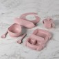 Set de Repas en Silicone pour Bébé en Silcone 6 Pièces