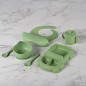 Set de Repas en Silicone pour Bébé en Silcone 6 Pièces